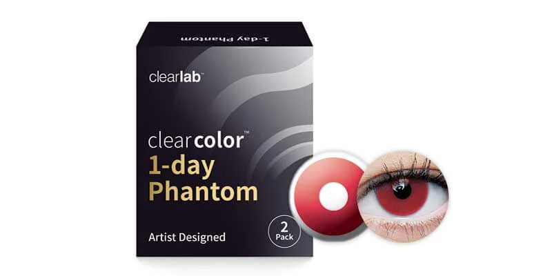 Clearcolor 1-Day Phantom Red Vampire 3 Clearcolor 1-Day Phantom Red Vampire