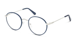 Unoffic UNOM0212 CS00 49/21 5 Unoffic UNOM0212 CS00 49/21 -Optiek Winkel original png 8719154808289 angle 03 unofficial unom0212 eyewear navy blue silver